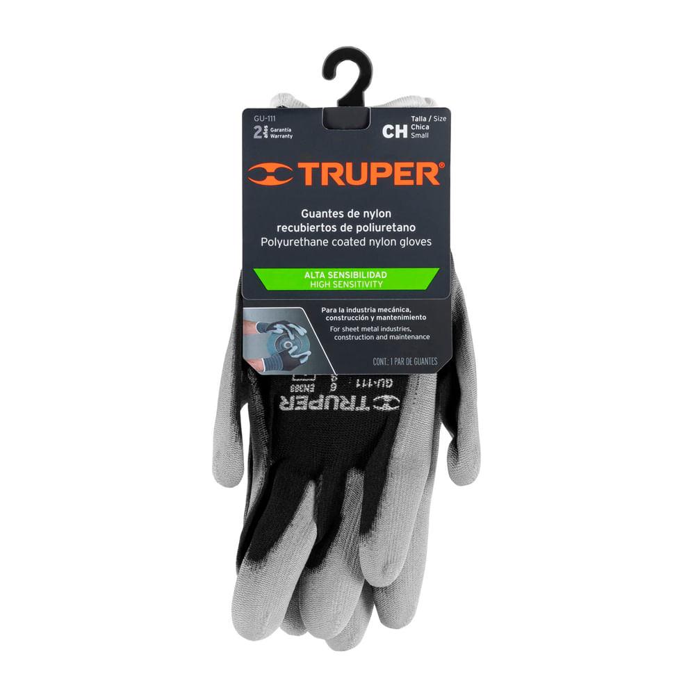 GUANTES NYLON C/REC NITRILO NEGRO C&A