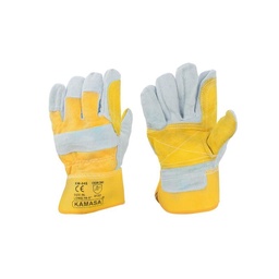 [2648] GUANTES DE CUERO BADANA 10.5" KAMASA